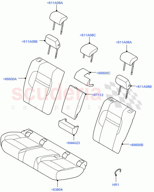 Part Diagram for Land Rover LR160685