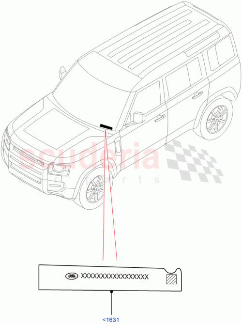 Part Diagram for Land Rover LR163745