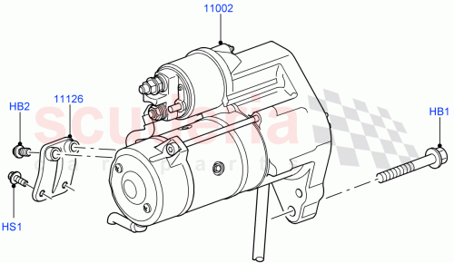 Part Diagram for Land Rover LR018468