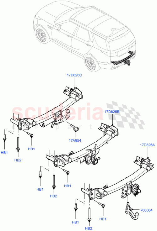 Part Diagram for Land Rover LR113716
