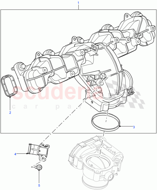 Part Diagram for Land Rover LR18370