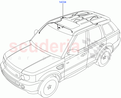 Part Diagram for Land Rover LR030553