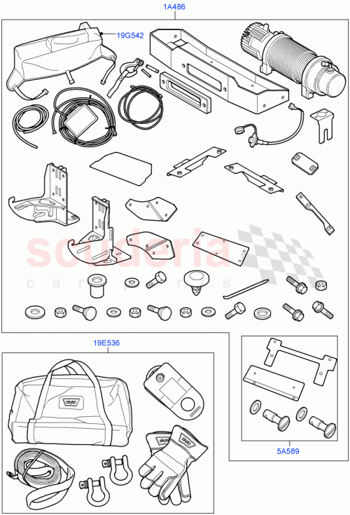 Part Diagram for Land Rover VUK500080