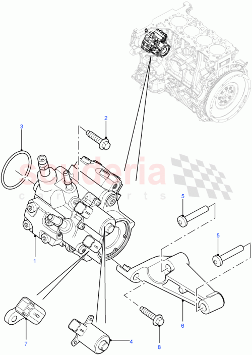 Part Diagram for Land Rover LR007471