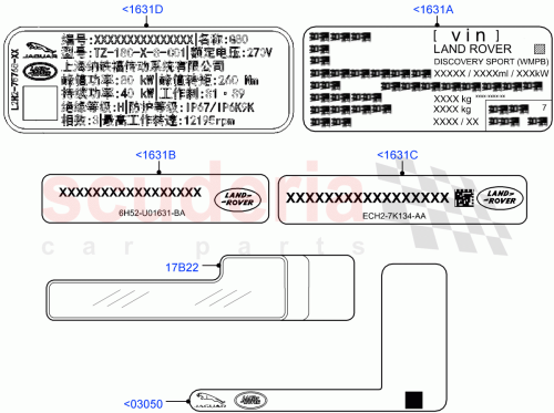 Part Diagram for Land Rover LR139401