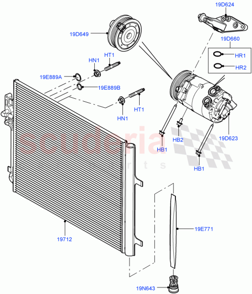 Part Diagram for Land Rover LR051044