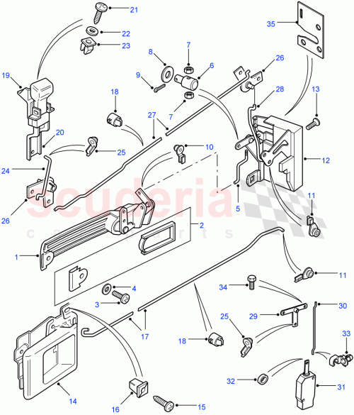 Part Diagram for Land Rover FQP500020