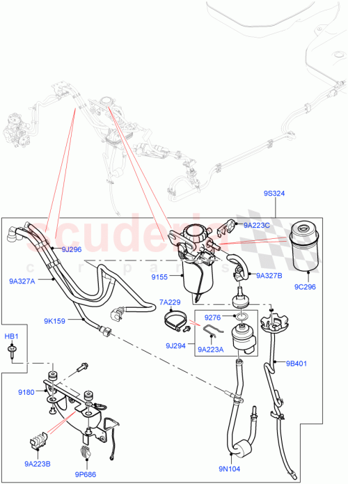 Part Diagram for Land Rover LR037447