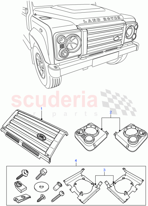 Part Diagram for Land Rover LR017487