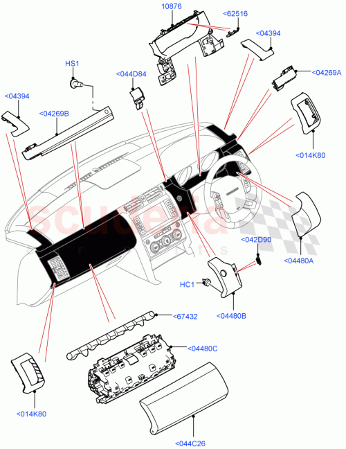 Part Diagram for Land Rover LR105910