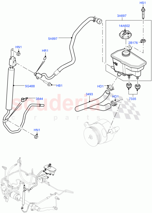 Part Diagram for Land Rover LR043710