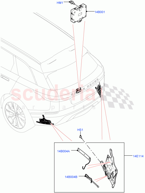 Part Diagram for Land Rover LR141095