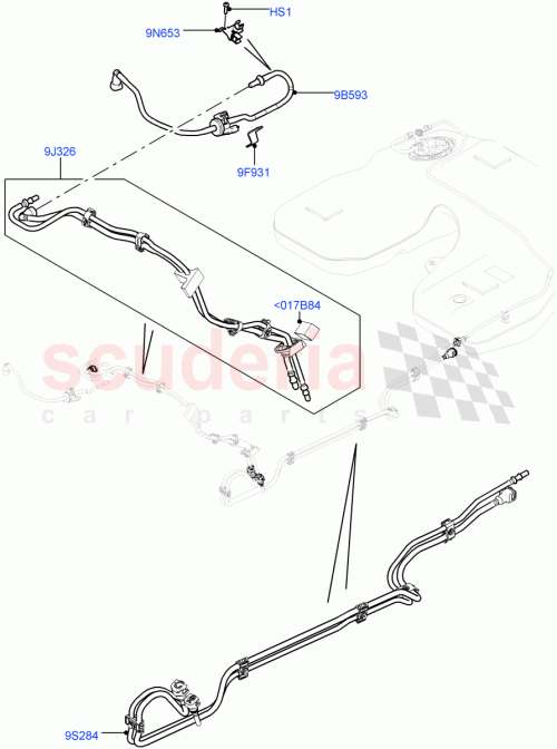 Part Diagram for Land Rover LR172648
