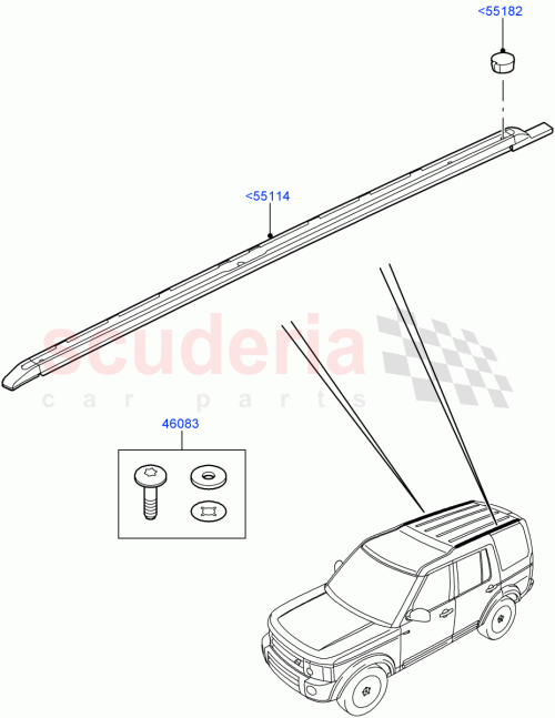 Part Diagram for Land Rover CAC500172PVJ