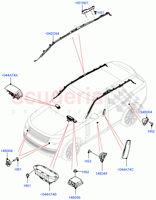 Part Diagram for Land Rover LR154981