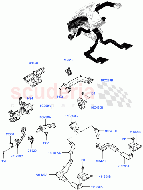 Part Diagram for Land Rover LR064509