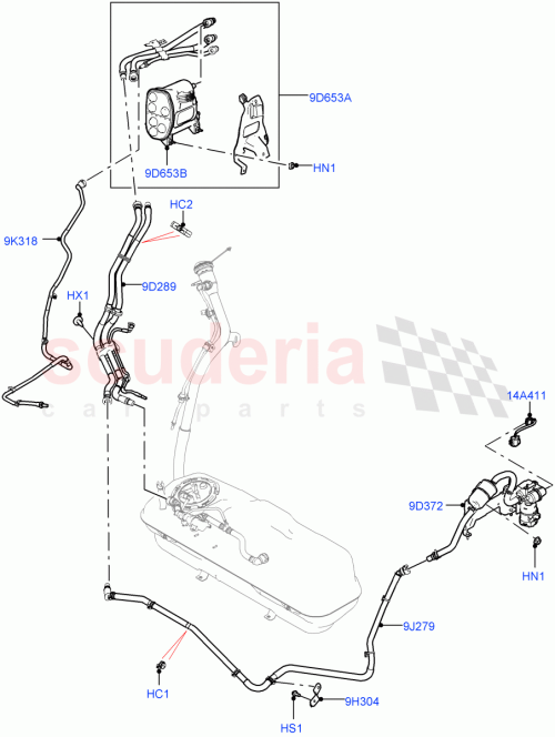 Part Diagram for Land Rover LR135806
