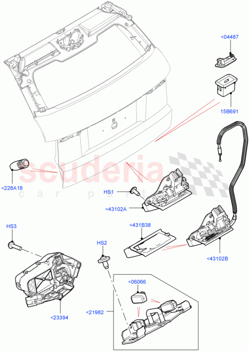 Part Diagram for Land Rover LR032656