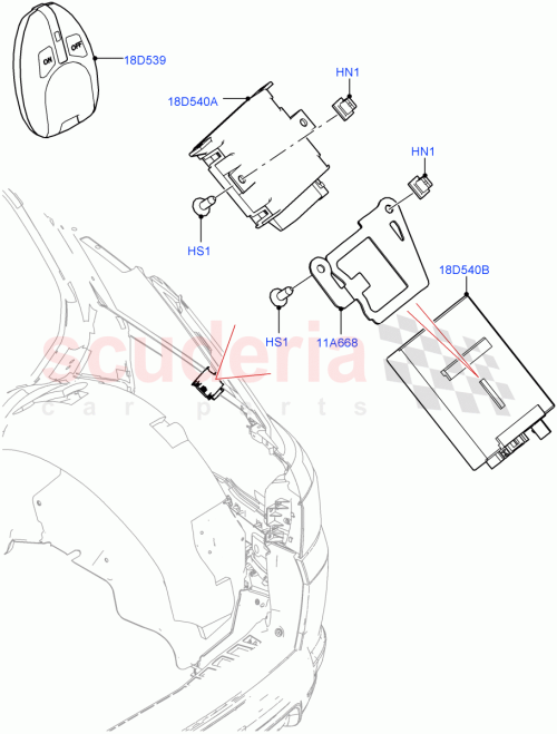 Part Diagram for Land Rover LR083895