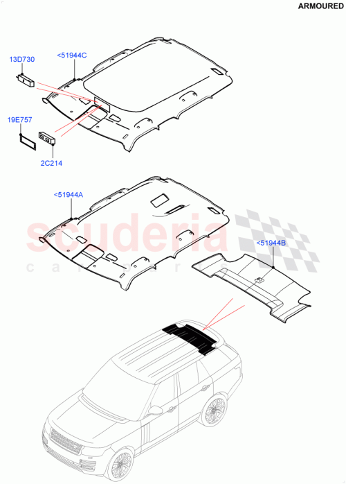 Part Diagram for Land Rover LR124842