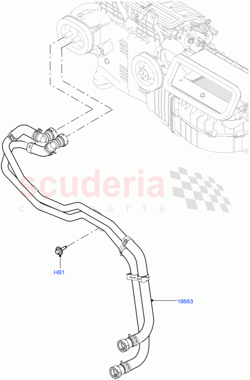 Part Diagram for Land Rover LR128302
