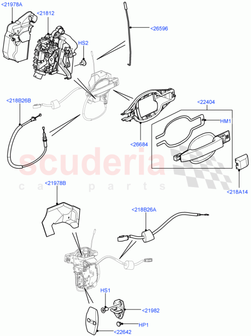 Part Diagram for Land Rover CXL500020