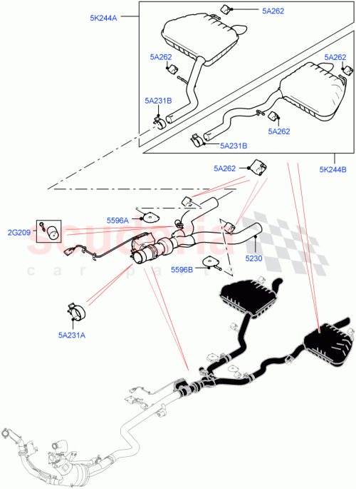 Part Diagram for Land Rover LR092864