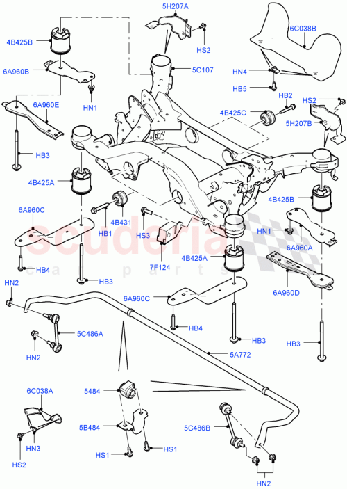 Part Diagram for Land Rover LR063934