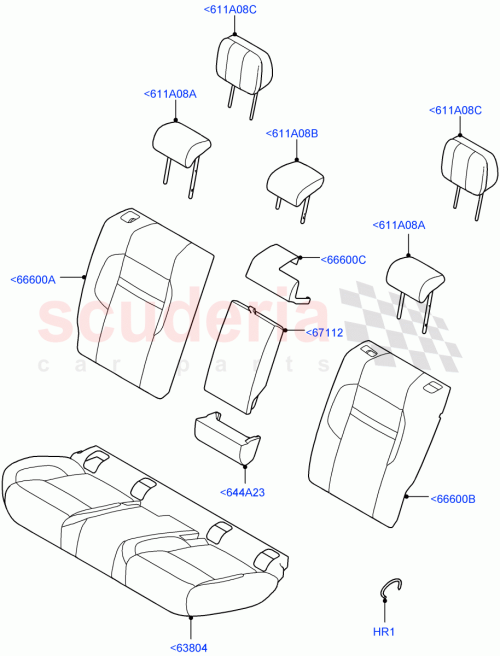 Part Diagram for Land Rover LR133720