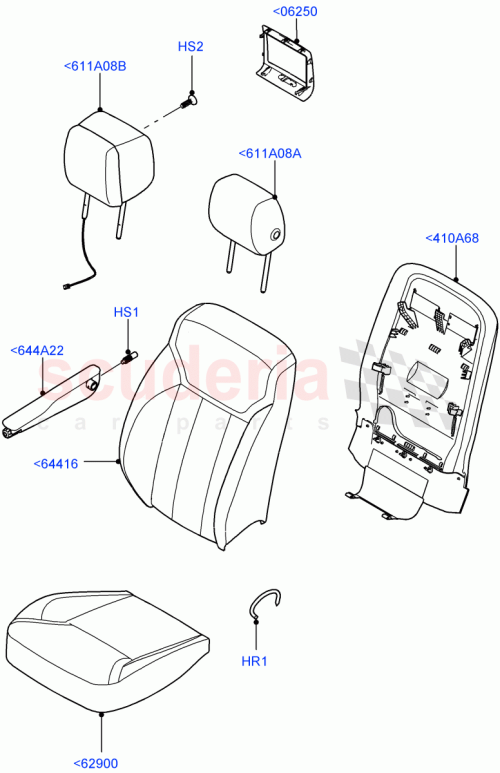 Part Diagram for Land Rover LR080412