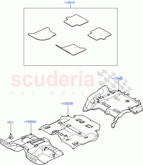 Part Diagram for Land Rover EAH500450SMS