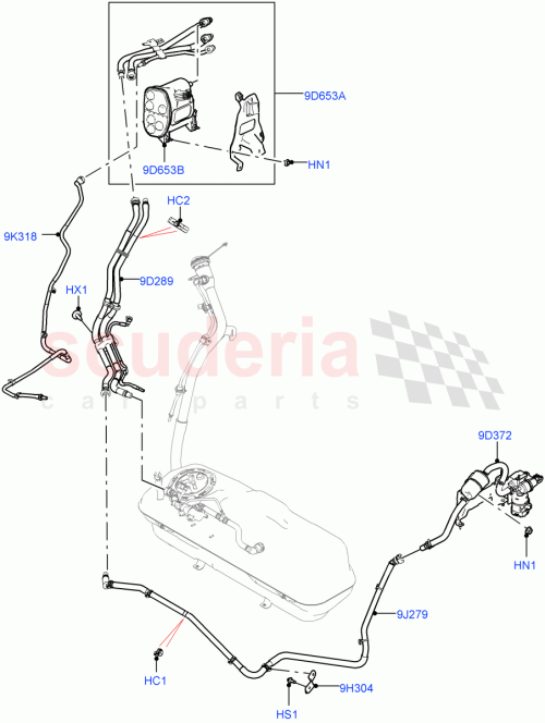 Part Diagram for Land Rover LR145278