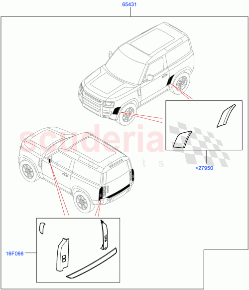 Part Diagram for Land Rover VPLEP0419