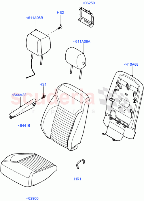 Part Diagram for Land Rover LR167854