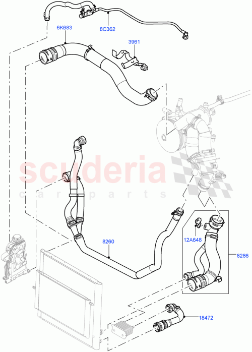 Part Diagram for Land Rover LR010891