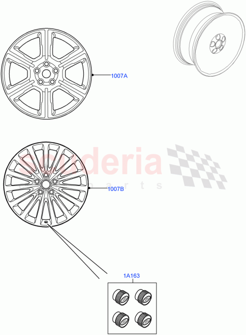 Part Diagram for Land Rover LR020932
