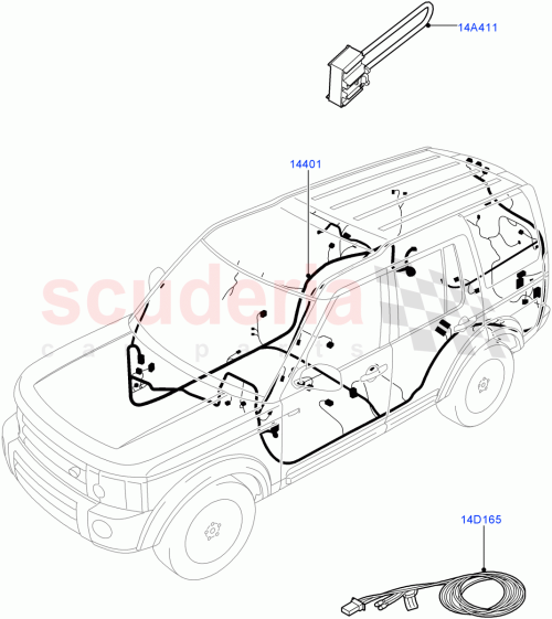 Part Diagram for Land Rover LR015831
