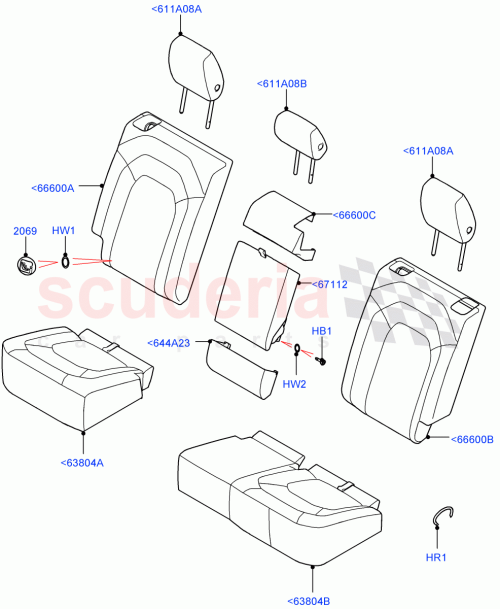 Part Diagram for Land Rover LR170217