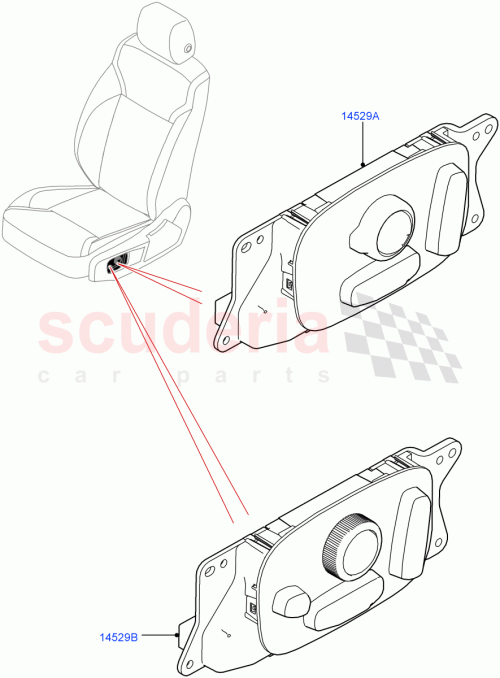Part Diagram for Land Rover LR081333