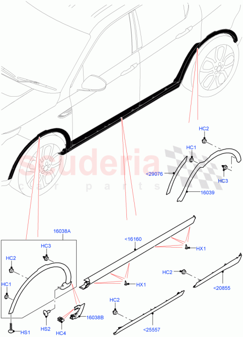 Part Diagram for Land Rover LR149830
