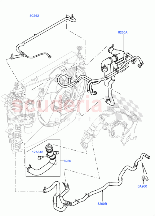 Part Diagram for Land Rover LR066383