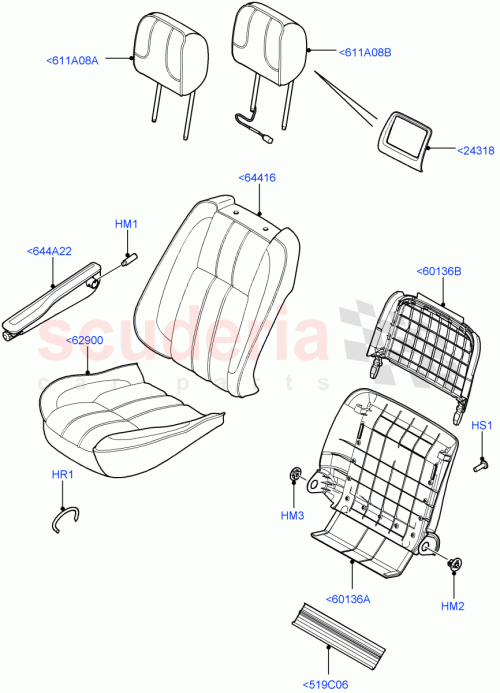 Part Diagram for Land Rover LR009615