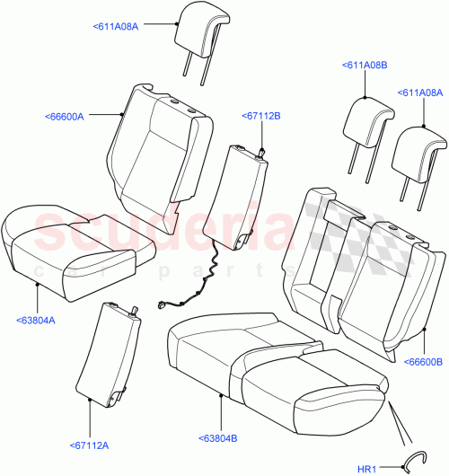 Part Diagram for Land Rover LR014857