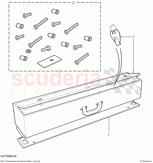 Part Diagram for Land Rover STC8018AB
