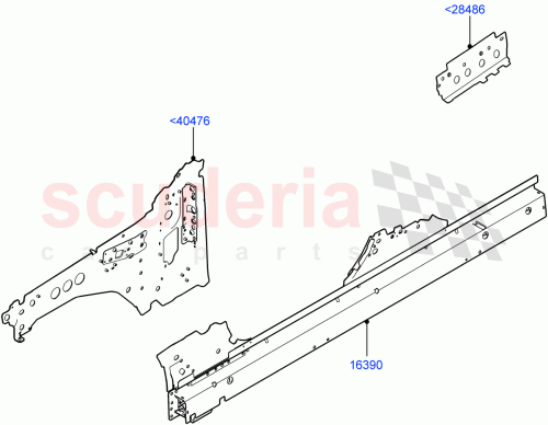 Part Diagram for Land Rover LR129713