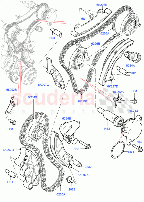 Part Diagram for Land Rover LR091746