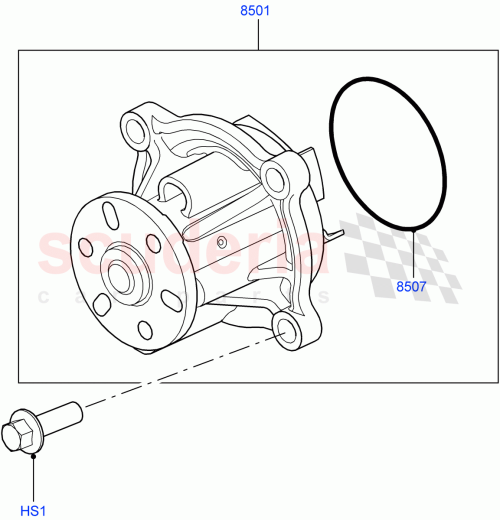 Part Diagram for Land Rover LR022689