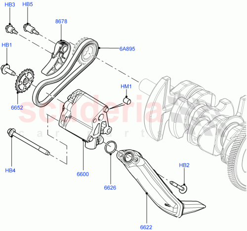 Part Diagram for Land Rover LR043287