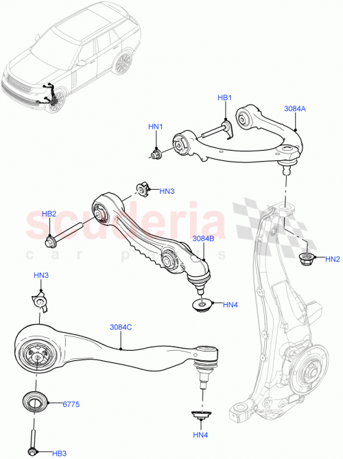 Part Diagram for Land Rover LR090501