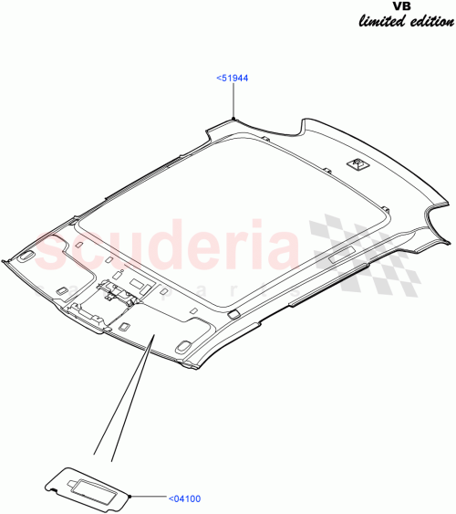 Part Diagram for Land Rover LR043598